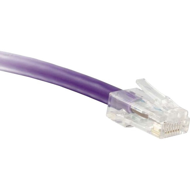 Enet Cat6 Purple 15 Foot Non-Booted (No Boot) (Utp) High-Quality Network Patch Cable Rj45 To Rj45 - 15Ft