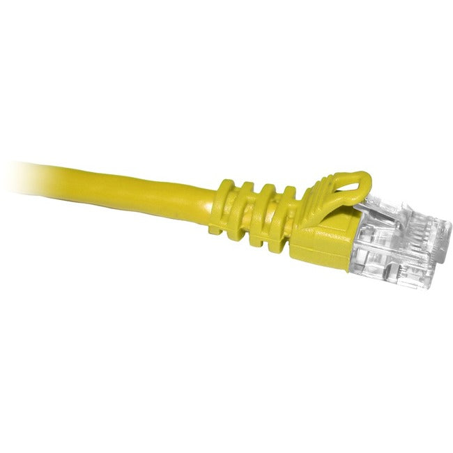 Enet Cat6 Yellow 1 Foot Patch Cable With Snagless Molded Boot (Utp) High-Quality Network Patch Cable Rj45 To Rj45 - 1Ft