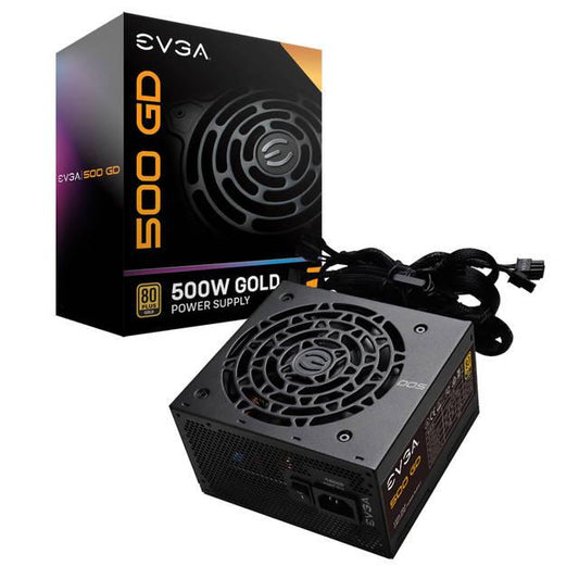 Evga 100-Gd-0500-V1 500 Gd, 80+ Gold 500W, 5 Year Warranty, Power Supply 100-Gd-0500-V1