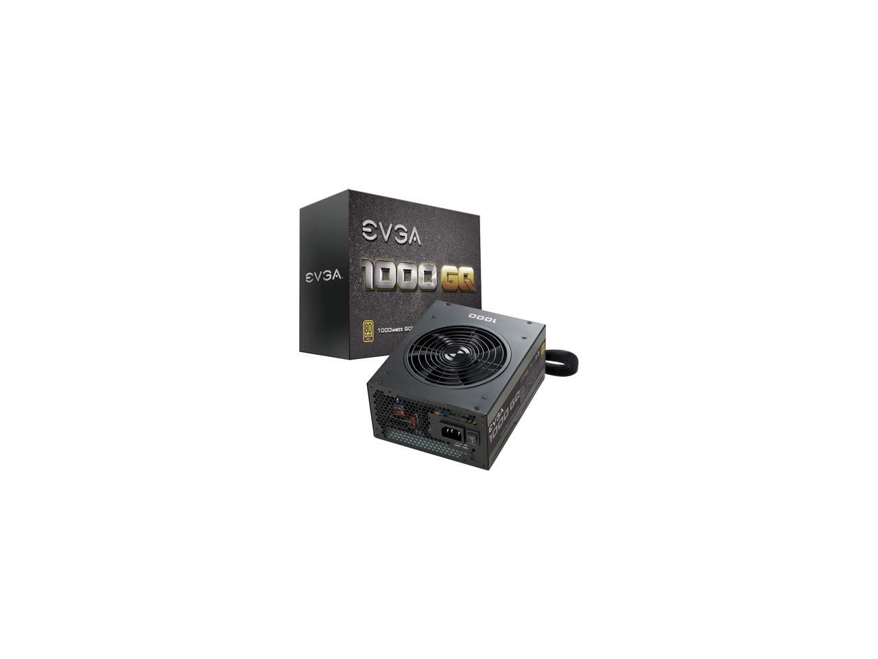 Evga 1000 Gq 210-Gq-1000-V1 1000W 80 Plus Gold Atx12V & Eps12V Power Supply W/ Active Pfc