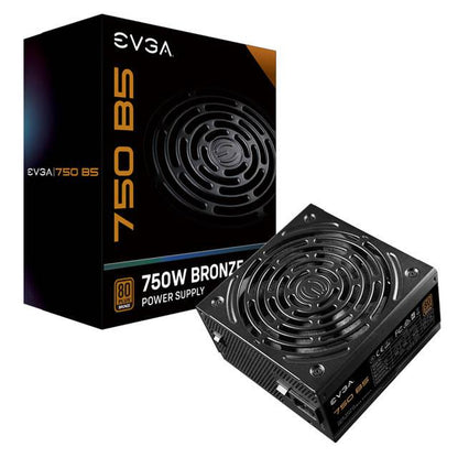 Evga 220-B5-0750-V1 750 B5, 80 Plus Bronze 750W, Fully Modular, Evga Eco Mode, 5 Year Warranty, Compact 150Mm Size, Power Supply