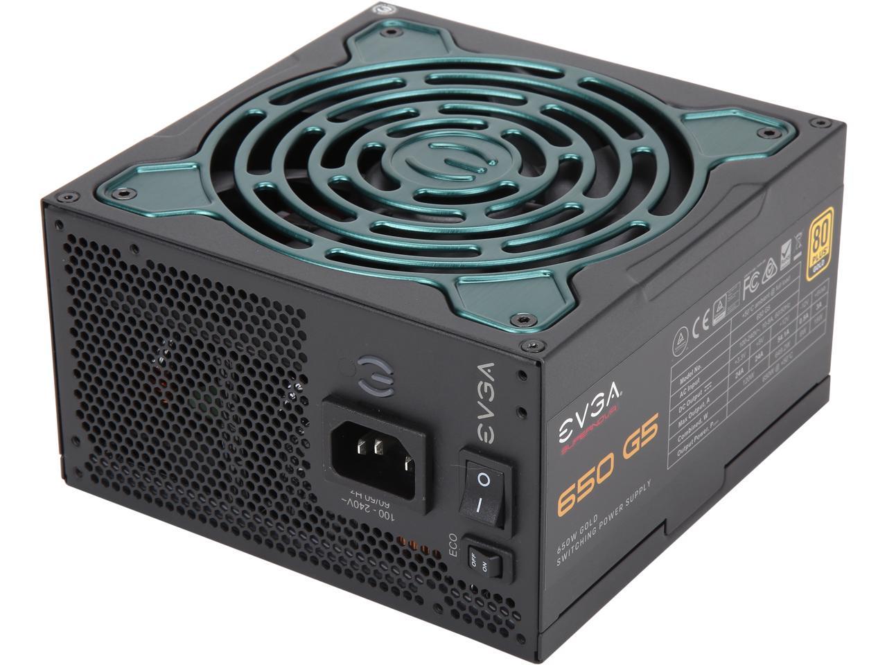 Evga 220-G5-0650-X1 Supernova 650 G5, 80 Plus Gold 650W, Fully Modular