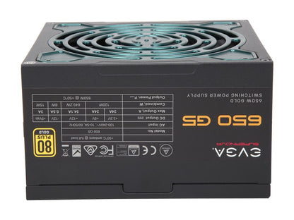 Evga 220-G5-0650-X1 Supernova 650 G5, 80 Plus Gold 650W, Fully Modular