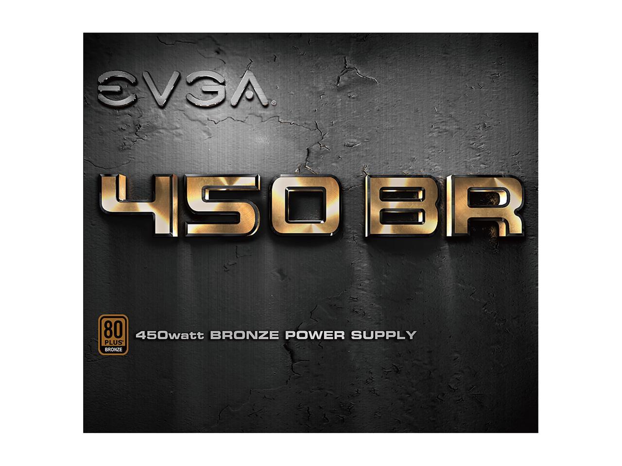 Evga 450 Br 100-Br-0450-K1 450W 80 Plus Bronze Atx12V & Eps12V Power Supply