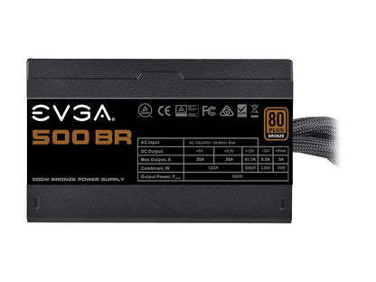 Evga 500 Br 100-Br-0500-K1 500W 80 Plus Bronze Atx12V & Eps12V Power Supply