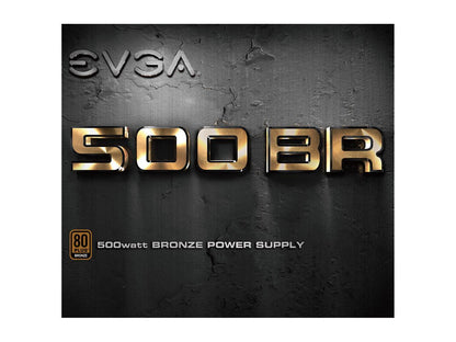 Evga 500 Br 100-Br-0500-K1 500W 80 Plus Bronze Atx12V & Eps12V Power Supply