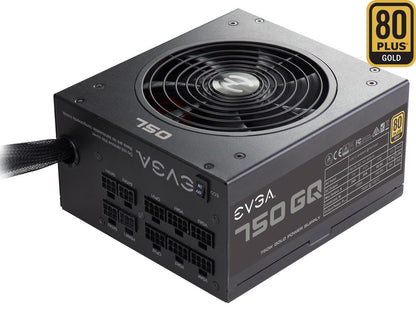 Evga 750 Gq 210-Gq-0750-V1 750W 80 Plus Gold Atx12V & Eps12V Power Supply W/ Active Pfc