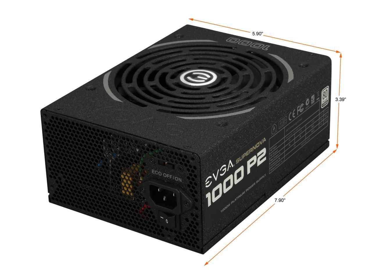 Evga Supernova 1000 P2 220-P2-1000-Xr 1000W 80 Plus Platinum Atx12V & Eps12V Power Supply