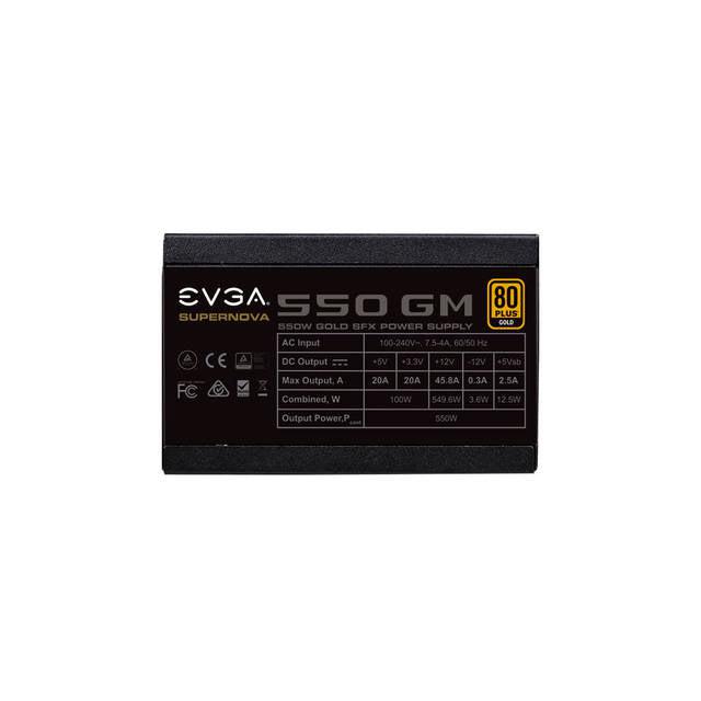 Evga Supernova 550 Gm 123-Gm-0550-Y1 550W 80 Plus Gold Atx12V & Eps12V Power Supply