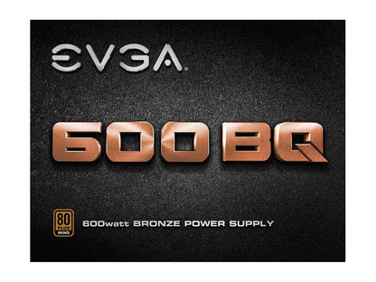 Evga Supernova 600 Bq 110-Bq-0600-K1 600W 80 Plus Bronze Power Supply