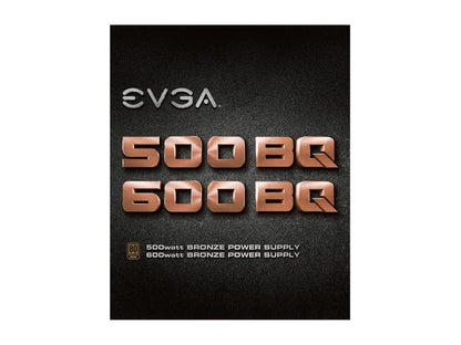 Evga Supernova 600 Bq 110-Bq-0600-K1 600W 80 Plus Bronze Power Supply