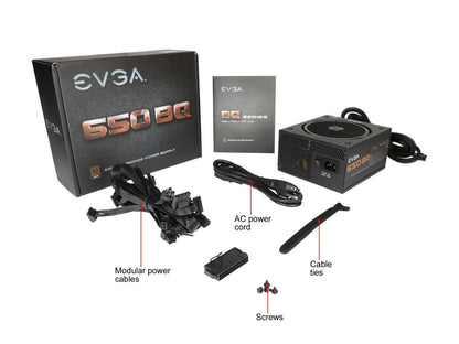 Evga Supernova 650 Bq 110-Bq-0650-V1 650W 80 Plus Bronze Power Supply