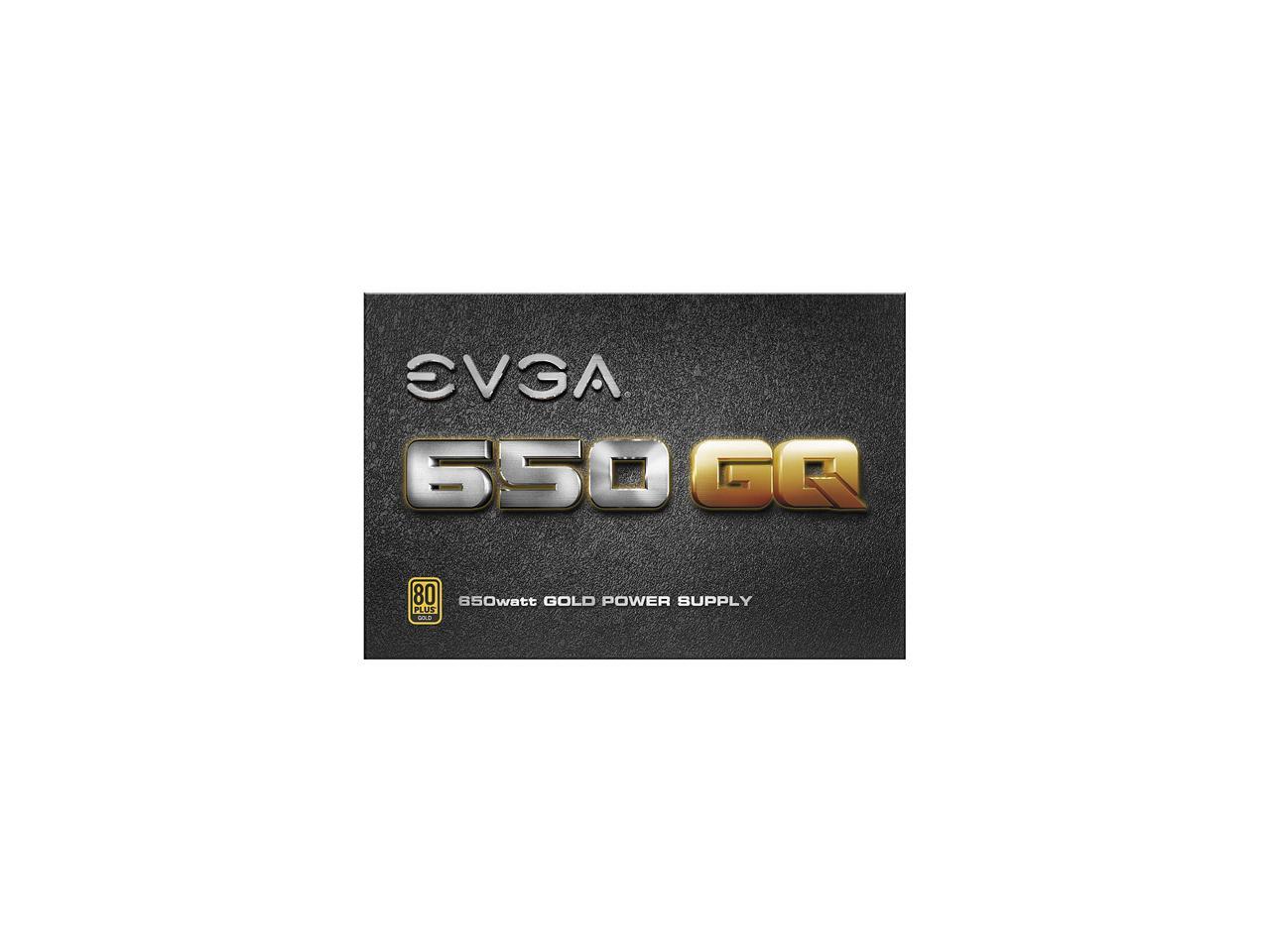 Evga Supernova 650 Gq 210-Gq-0650-V1 650W 80 Plus Gold Atx12V & Eps12V Power Supply W/ Active Pfc