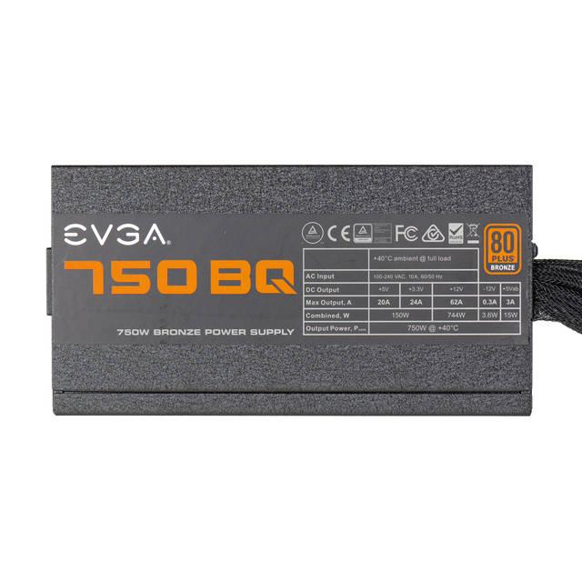 Evga Supernova 750 Bq 110-Bq-0750-V1 750W 80 Plus Bronze Power Supply