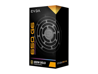 Evga Supernova G6 Series 220-G6-0650-X1 650W 80 Plus Gold Fully Modular 10 Year Warranty Power Supply