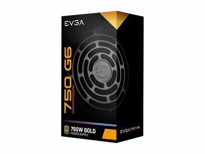 Evga Supernova G6 Series 220-G6-0750-X1 750W 80 Plus Gold Fully Modular 10 Year Warranty Power Supply