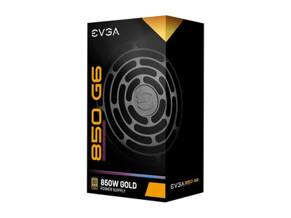 Evga Supernova G6 Series 220-G6-0850-X1 850W 80 Plus Gold Fully Modular 10 Year Warranty Power Supply