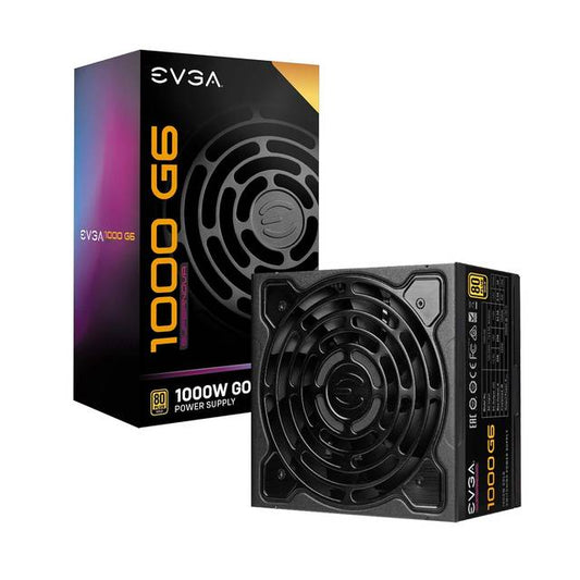 Evga Supernova G6 Series 220-G6-1000-X1 1000W 80 Plus Gold Fully Modular 10 Year Warranty Power Supply