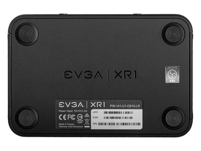 Evga Xr1 Capture Device, Certified For Obs, Usb 3.0, 4K Pass Through, Argb, Audio Mixer