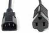 Eaton 010-0032 Power Cable Black 0.3 M C14 Coupler Nema 5-15R
