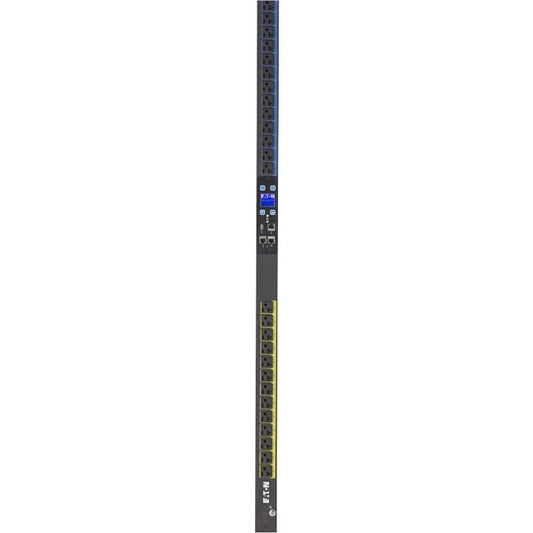 Eaton Metered Input Rack Pdu, 0U, L14-30P Input, 5.76 Kw Max, 120/240V, 24A, 10 Ft Cord, Split-Phase, Outlets: (24) 5-20R