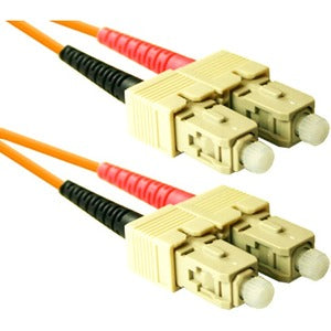 Enet 1M Sc/Sc Duplex Multimode 62.5/125 Om1 Or Better Orange Fiber Patch Cable 1 Meter Sc-Sc Individually Tested