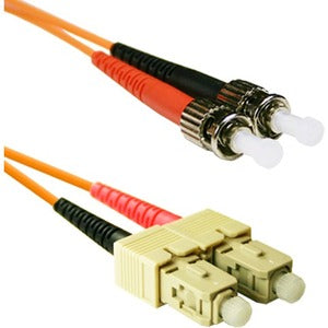 Enet 3M Sc/St Duplex Multimode 50/125 Om2 Or Better Orange Fiber Patch Cable 3 Meter Sc-St Individually Tested