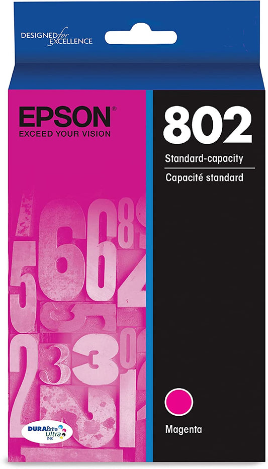 Epson Durabrite Ultra 802 Original Ink Cartridge - Magenta