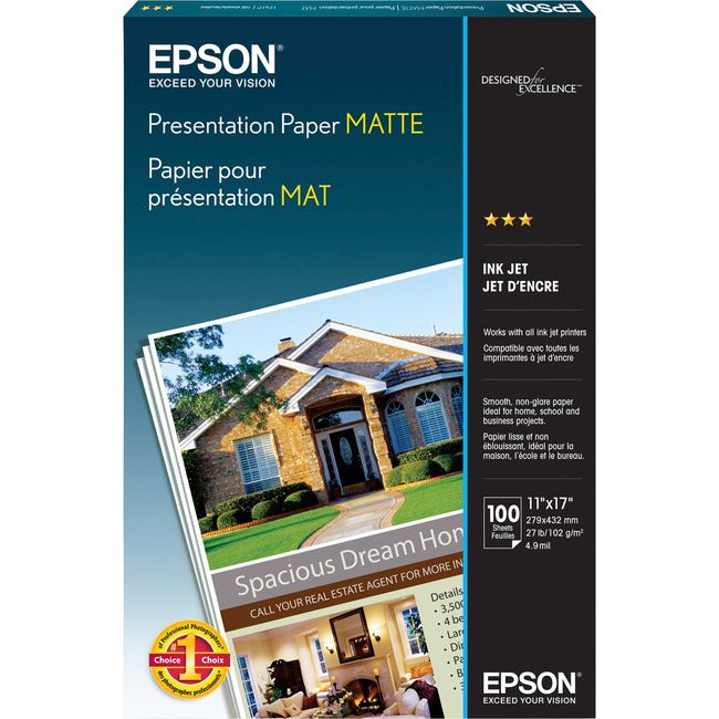 Epson Inkjet Presentation Paper - White S041070