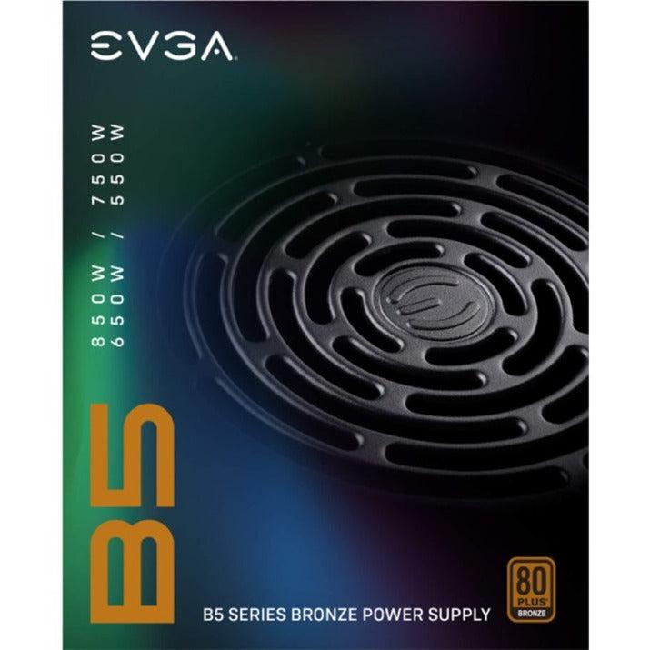 Evga 220-B5-0650-V1 650 B5, 80 Plus Bronze 650W, Fully Modular, Evga Eco Mode, 5 Year Warranty, Compact 150Mm Size, Power Supply