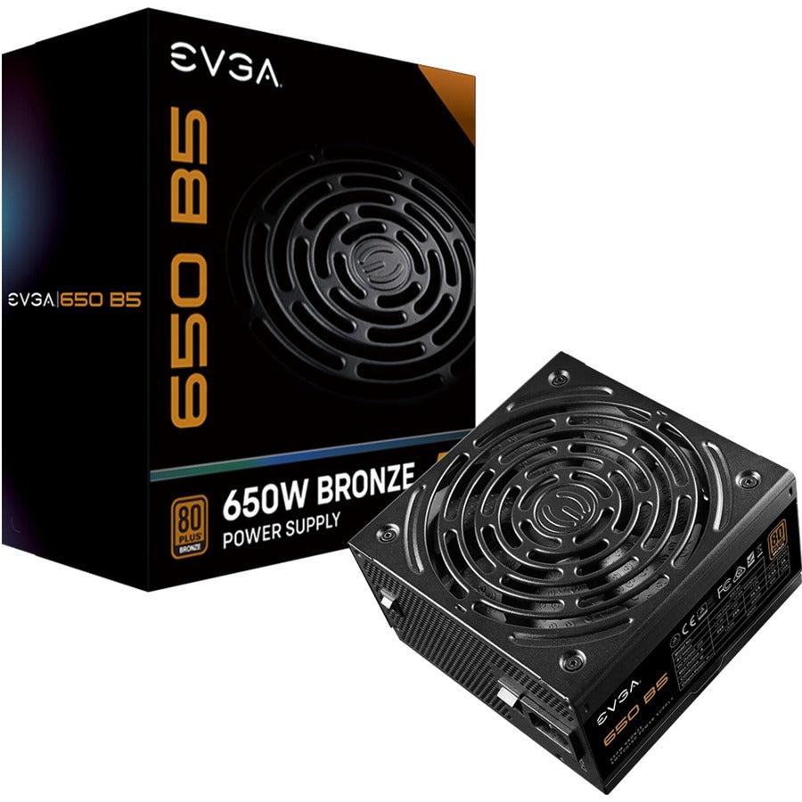 Evga 220-B5-0650-V1 650 B5, 80 Plus Bronze 650W, Fully Modular, Evga Eco Mode, 5 Year Warranty, Compact 150Mm Size, Power Supply