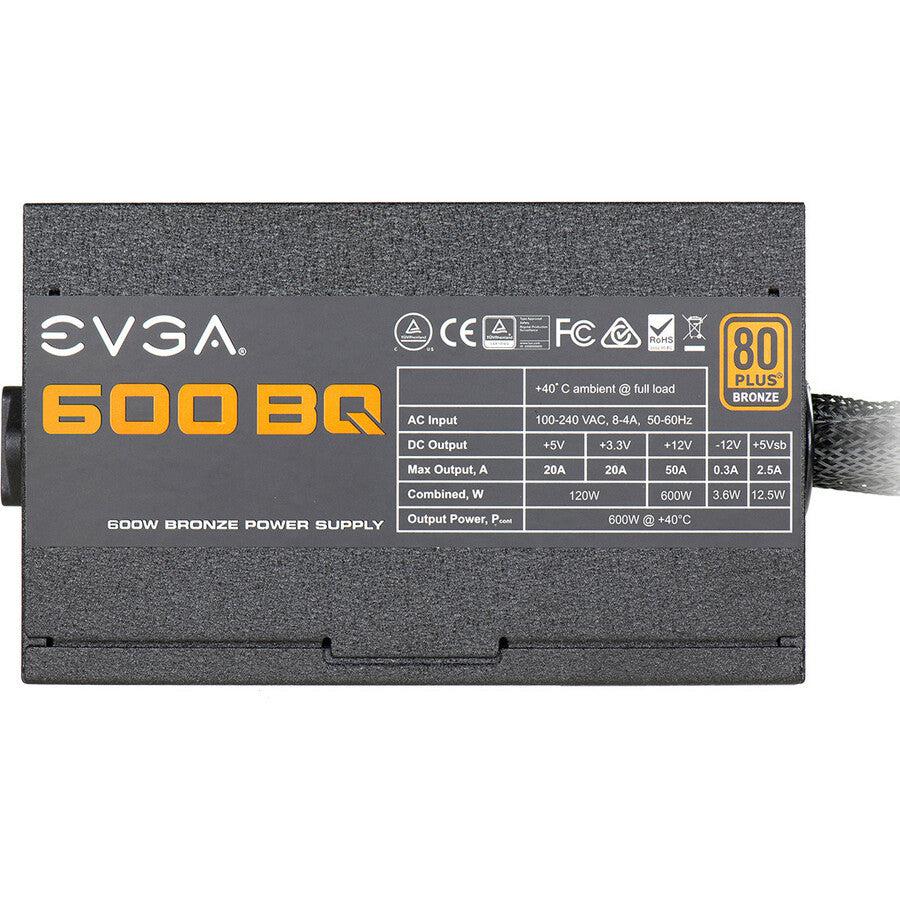 Evga Supernova 600 Bq 110-Bq-0600-K1 600W 80 Plus Bronze Power Supply