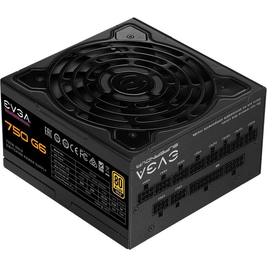 Evga Supernova G6 Series 220-G6-0750-X1 750W 80 Plus Gold Fully Modular 10 Year Warranty Power Supply