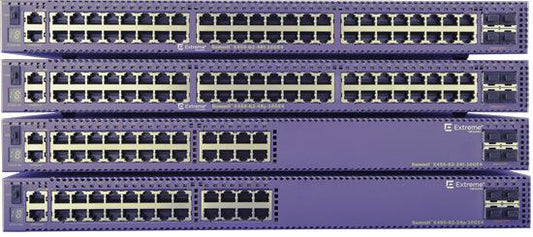 Extreme Networks X450-G2-24P-10Ge4-Base Managed L2/L3 Gigabit Ethernet (10/100/1000) Power Over Ethernet (Poe) 1U Violet