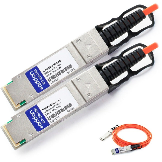 Finisar Fcbn410Qb1C10 Fiber 10M,Compat Dac Taa 40Gbase Aoc 10M