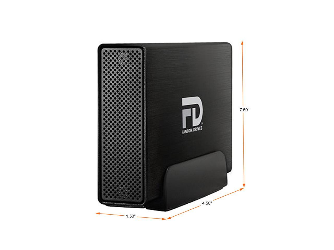 Fantom Drives G-Force3 Pro 4Tb Usb 3.0 3.5" Aluminum Desktop External Hard Drive Gf3B4000Up Black