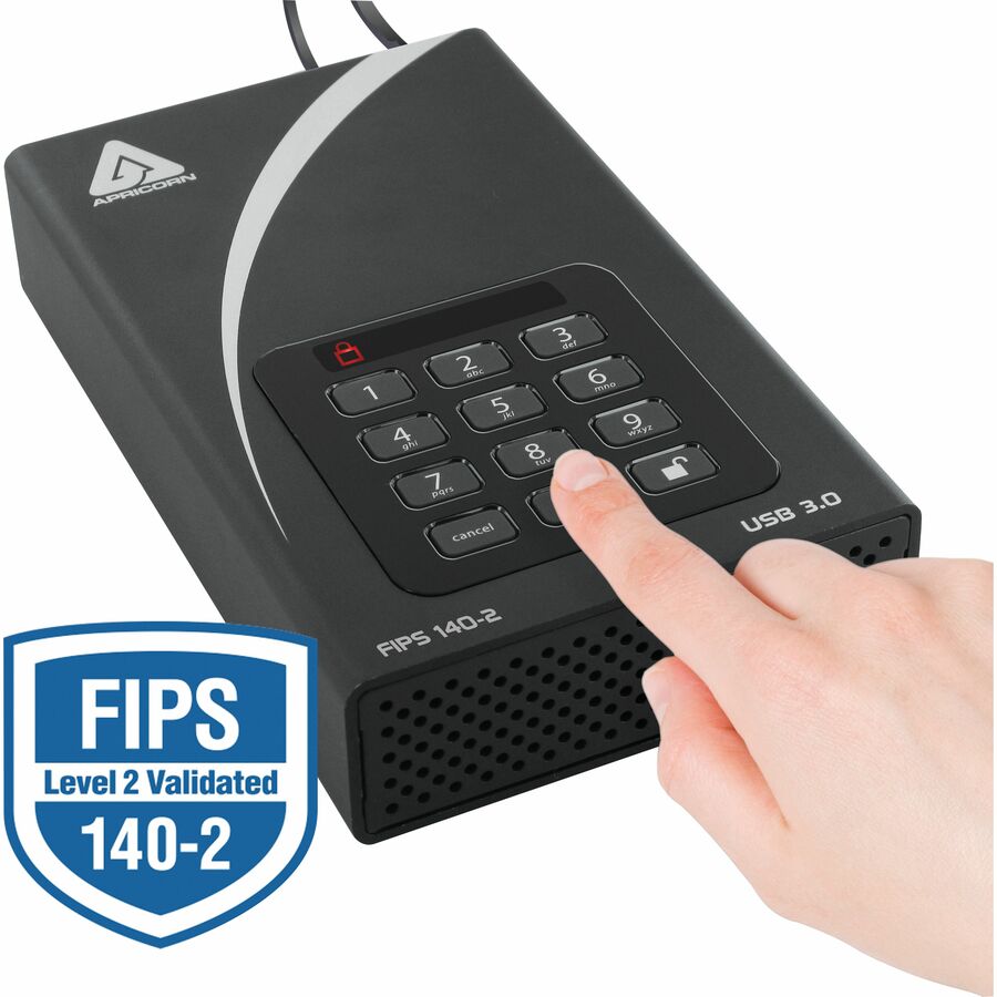 Fips Validated 10Tb Aegis,Padlock Dt Secure Usb 3.0