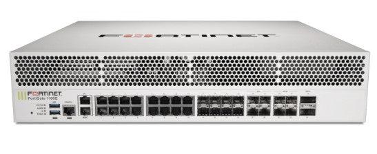 Fortinet 2X 40Ge Qsfp+ Slots , 4X 25Ge Sfp28 Slots, 4X 10Ge Sfp+ Slots, 8X Ge Sfp Slots, 18X Ge Rj45 Fg-1100E-Dc