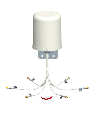 Fortinet 2.4/5Ghz 6Dbi Wi-Fi Omni Antenna With 6 Rpsma Connector
