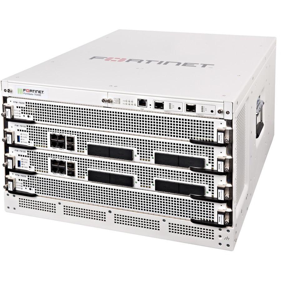 Fortinet 6U 4-Slot Chassis With 2X Fpm-7630E Processor Modules, 2X Fim-79Xxe-C Specified At Fg-7040E-9-Dc