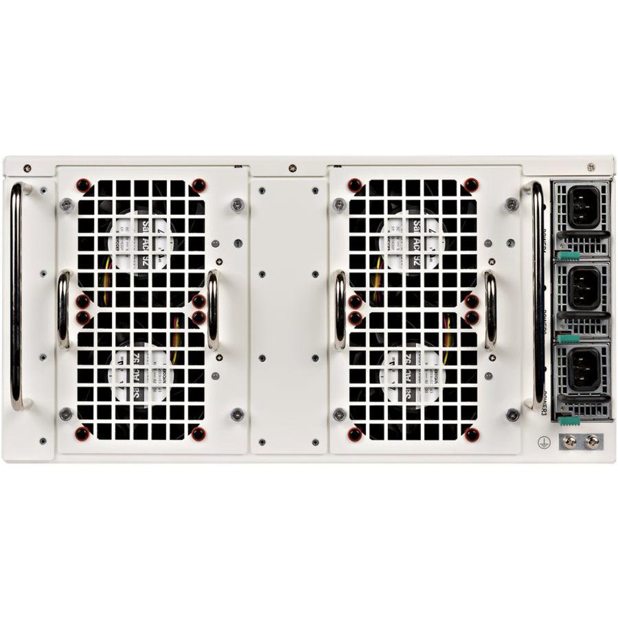 Fortinet 6X 100Ge Qsfp28 Slots And 16X 10Ge Sfp+ Slots, 2 X Ge Rj45 Management Ports, Spu Np6 And Cp9 Hardware Accelerated, And 3 Dc Power Supplies
