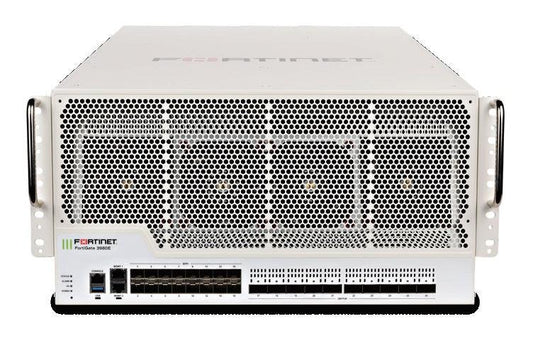 Fortinet 6X 100Ge Qsfp28 Slots And 16X 10Ge Sfp+ Slots, 2 X Ge Rj45 Management Ports, Spu Np6 And Cp9 Hardware Accelerated, And 3 Dc Power Supplies