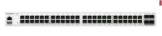 Fortinet Fortiswitch-148F Is A Performance/Price Competitive L2+ Management Switch With 48X Ge Port + 4X Sfp+ Port + 1X Rj45 Console