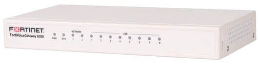 Fortinet Fortivoice Gateway-Go08 Hardware Plus 5 Year 24X7 Forticare