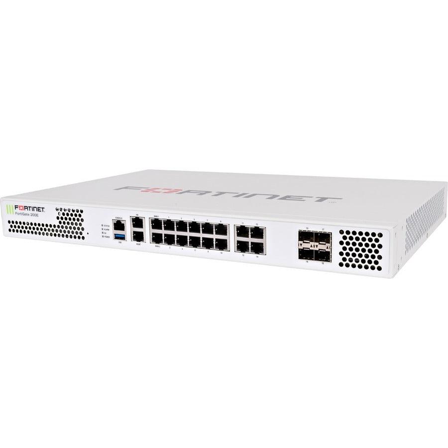Fortinet Fortigate-200E Hardware Plus 3 Year 24X7 Forticare And Fortiguard Enterprise Protection