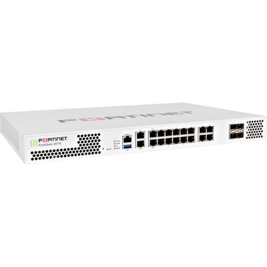 Fortinet Fortigate-201E Hardware Plus 3 Year 24X7 Forticare And Fortiguard Unified Threat Protection (Utp)