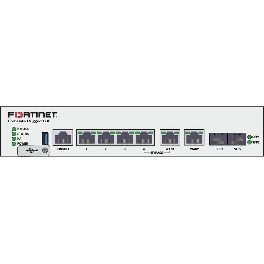 Fortinet Fortigaterugged-60F-3G4G Hardware Plus 3 Year 24X7 Forticare And Fortiguard Unified Threat Protection (Utp)