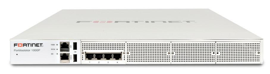 Fortinet Fortiisolator 1000F Appliance. Supports Up To 250 Concurrent Web Sessions.