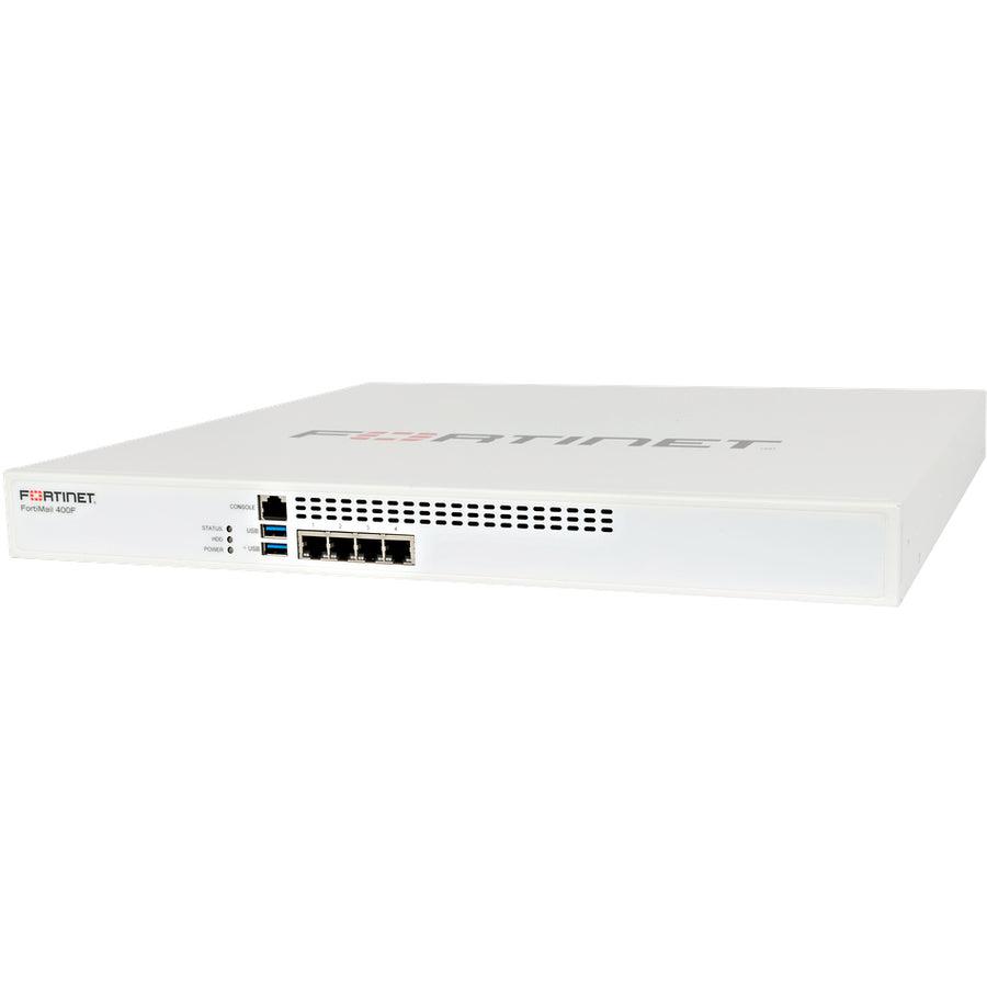 Fortinet Fortimail-400F Hardware Plus 5 Year 24X7 Forticare And Fortiguard Enterprise Atp Bundle