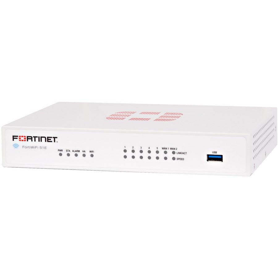 Fortinet Fortiwifi-51E Hardware Plus 3 Year 24X7 Forticare And Fortiguard Unified Threat Protection (Utp)